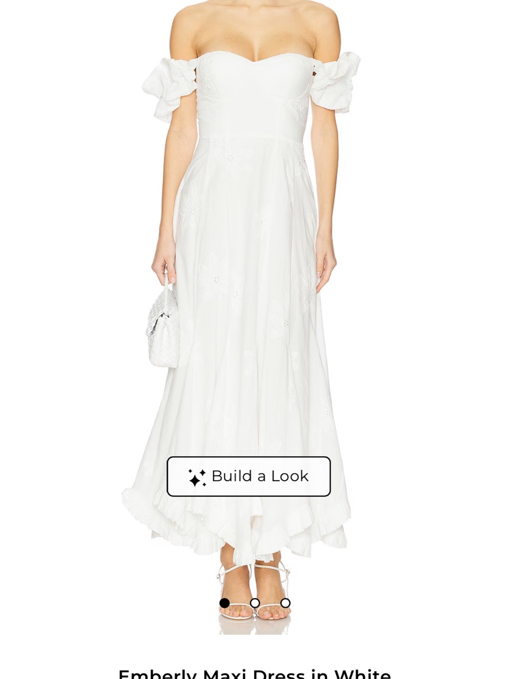 Emberly Maxi Dress in White
Line & Dot